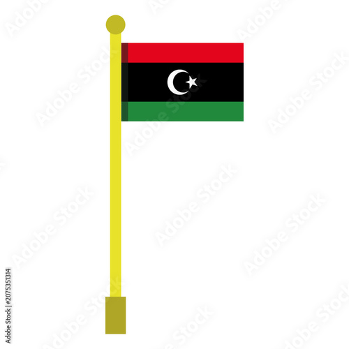 Fotografía Libyan flag