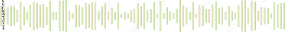 Obraz premium Green sound wave pattern on a for audio or music related concepts