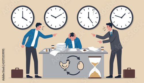 Photography Business argument, conflict or disagreement, wasted use meeting time arguing int