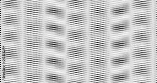 Foto Repeated rotating black and white pattern