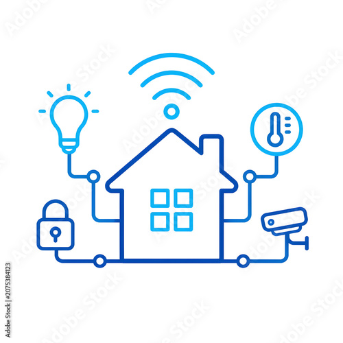 Smart Home Automation System Control.