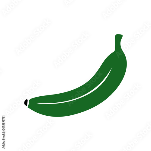 Green banana icon