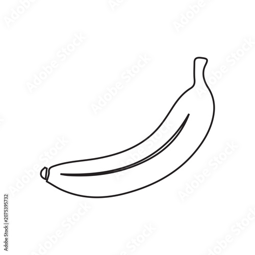 Banana Outline