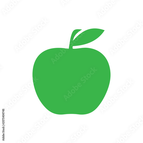 Green Apple Fruit Icon