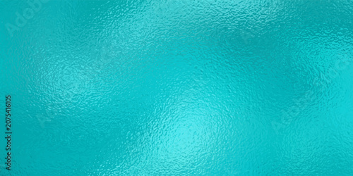 Tableau sur toile Soft Blue turquoise foil glass texture background