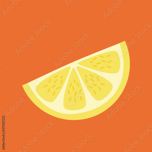 Fresh Yellow Lemon vector