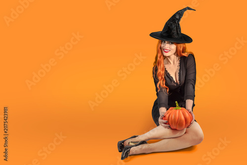 Konstfotografi Witch on Halloween