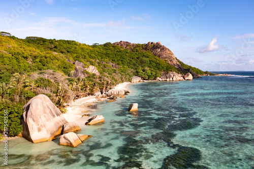 Bild auf Leinwand Anse Source D'Argent