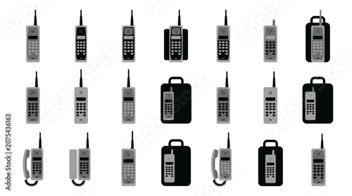 Vintage Mobile Phones Collection: Retro Technology Evolution