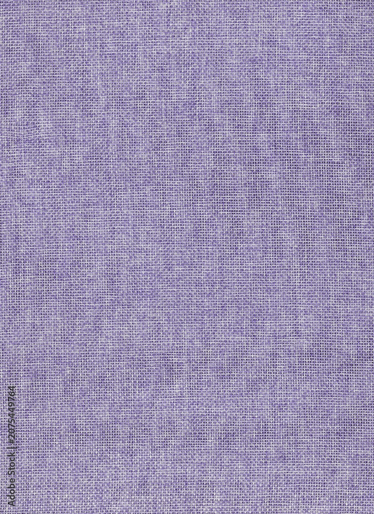 Fototapeta premium Purple linen fabric texture background with visible natural woven pattern