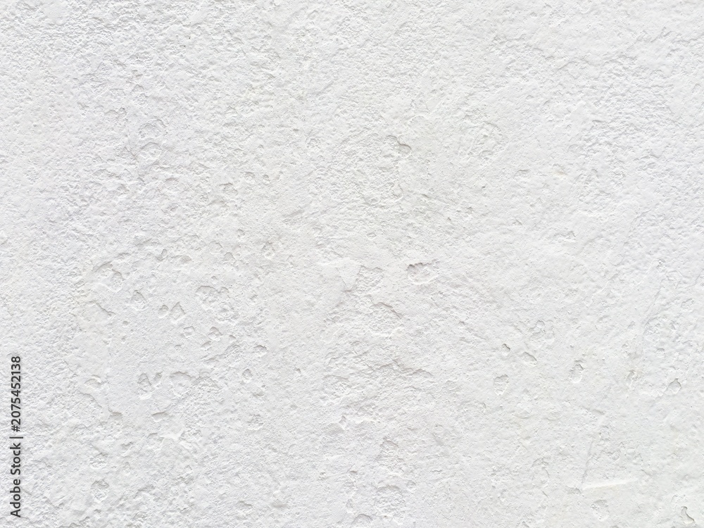 Obraz premium White Concrete Wall Texture Background, Rough Stucco Surface, Minimalist Empty Backdrop for Design