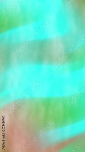 Vertical Abstracts Smoke Abstract background with blurred turquoise and green waves. Modern colorful design element. Smooth motion suitable for celest