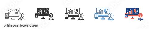 Concept of Online Business Analytics and Financial Growth Monitoring, Emphasizing Time Efficiency and Secure Network Connectivity for Strategic Performance Management and Digital Success