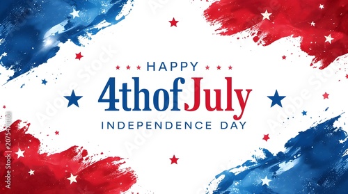 Independence day celebration vibrant 4th of july patriotic background for american holidays