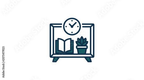 Simple Icon Of A Television.