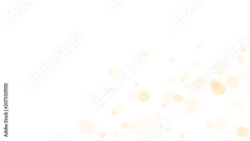 Soft Beige Bokeh Background With Subtle Gold Glow and Minimal Abstract Light Circles

