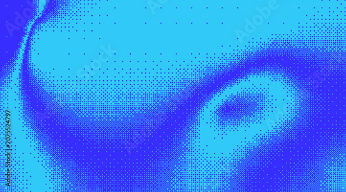 Tableau sur toile Pixelated bitmap gradient