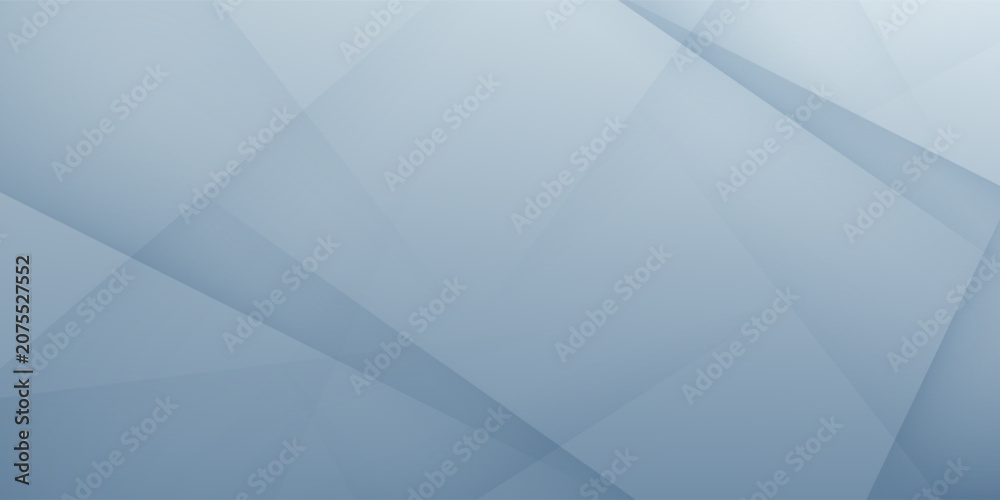Obraz premium A blue-grey abstract geometric background with overlapping polygonal shapes. A modern minimalist background for corporate presentations, technology banners, or website headers.