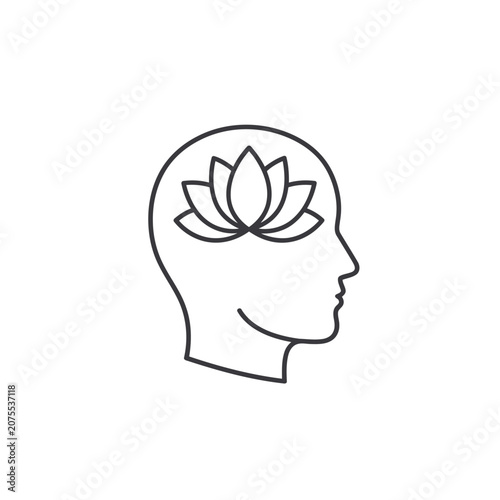 Mindfulness Icon – Symbol of Mental Clarity and Inner Peace