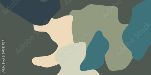 Foto Abstract multicolor shapes background illustration