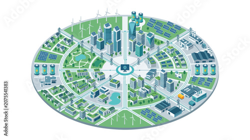 Smart City Concept: Sustainable Urban Ecosystem with Renewable Energy Sources