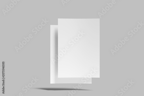 Flyer Brochure Mockup Design Blank