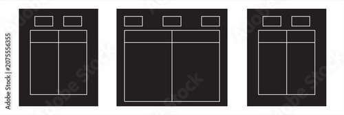 Bild auf Leinwand Image collage layout template