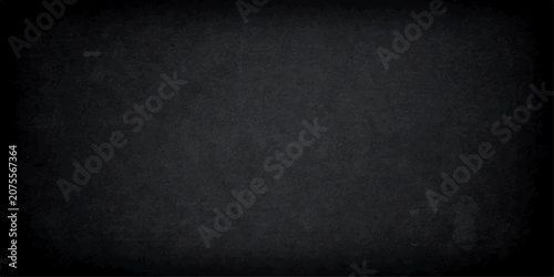 Obraz na plátně Dark grunge film strip texture on black chalkboard wall background, vintage roug