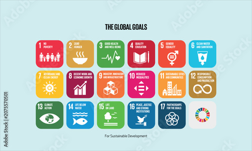 SDG 17 GOAL ICON SHEET THEME
