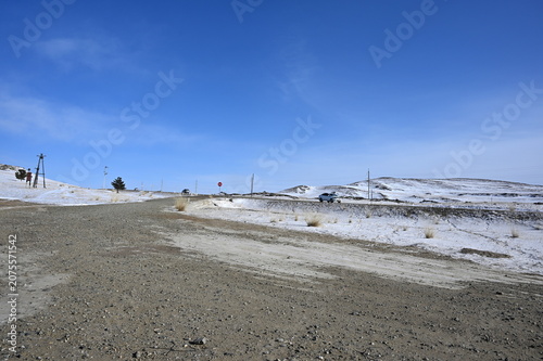 Fotografie The Kachugsky tract in the territory of the Olkhonsky district of the Irkutsk re