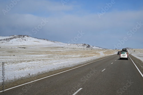 Obraz na plátně The Kachugsky tract in the territory of the Olkhonsky district of the Irkutsk re