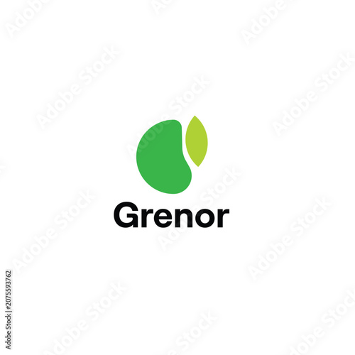 Grenor modern environment logo
