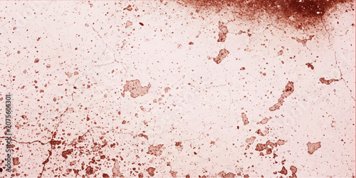 Abstract Red Grunge Wall Texture Background with Aged Painted Surface Pattern for Vintage Wallpaper Design and Rough Distressed Stone Backdrop