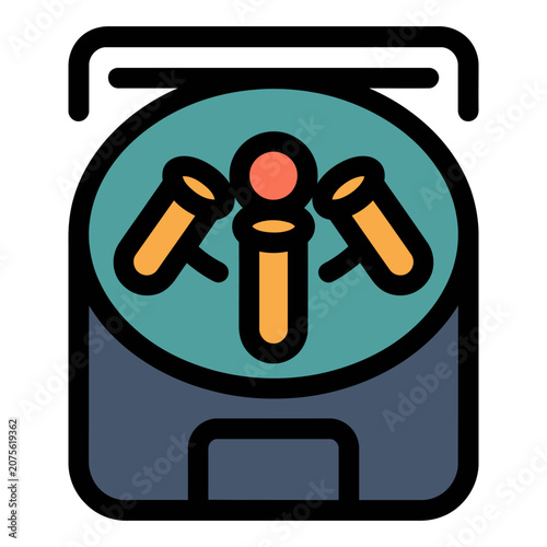 Lab Centrifuge Machine Equipment Icon for Blood Test