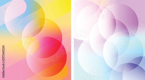 abstract colourful vector background design,geometric shape circle abstract concept vector design,Gradient wave abstract background.