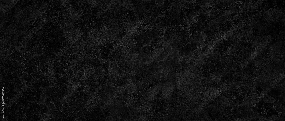 Fototapeta premium Background with black wall grain grunge texture for abstract web banner template or wallpaper design