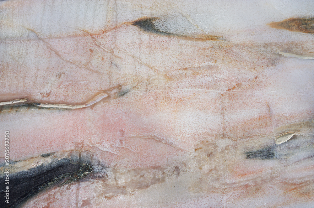 Fototapeta premium Pink marble texture with unique veins for wall coverings and decorative design