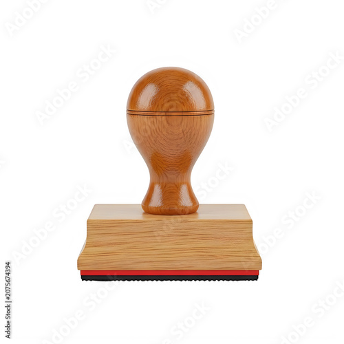 Wooden abstract sculpture of a smiling face on a base