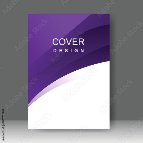 Business Book cover design modern style for Brochure template, Poster, magazine. Vector illustration