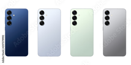 Samsung S25 with variants back view
