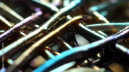 Woven Metal Abstract.