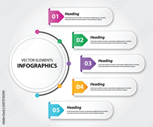Infographics Vector Elements Collection