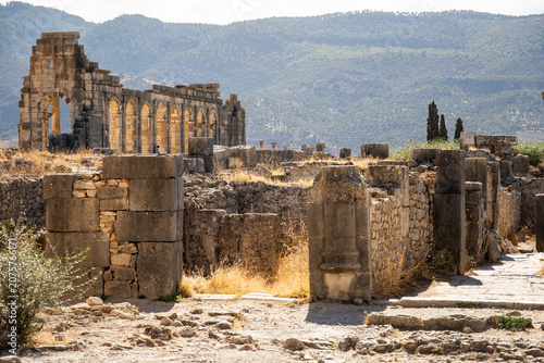 The ruins of Volubilis, near Meknes, Morocco