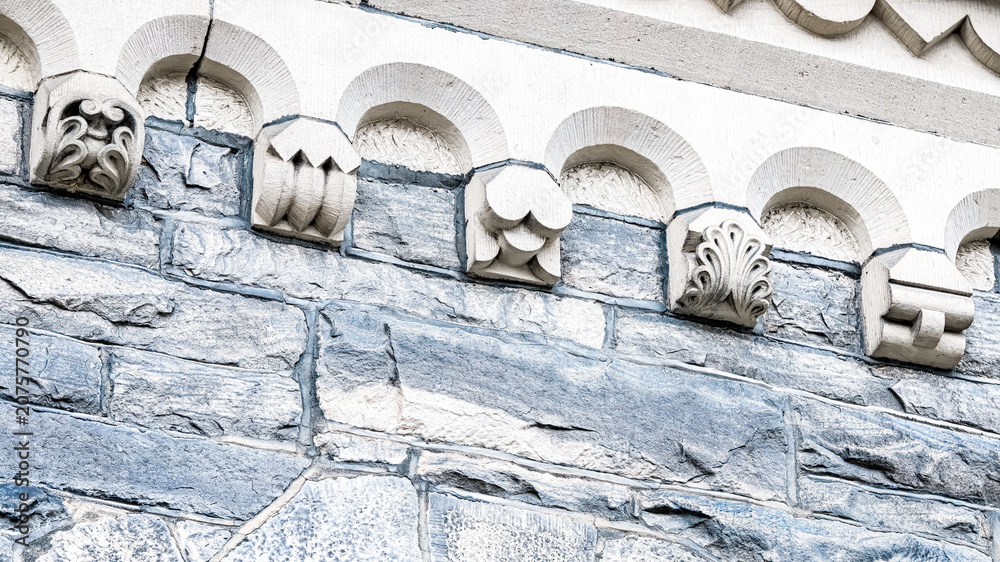 Obraz premium Colonial masonry detail, Toronto, Canada