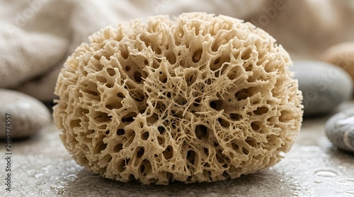 Natural Sea Sponge for Spa Relaxation and Gentle Exfoliation Routine