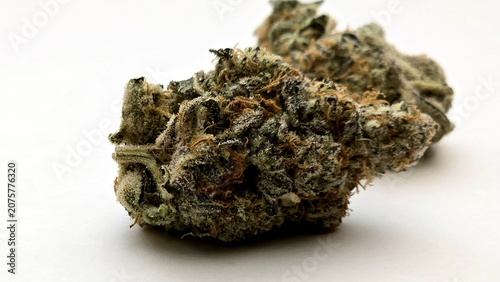 Canvas-taulu Cannabis Hybrid Indica Sativa Macro Close Up 4k Sticky Weed Dank Bud Featuring O
