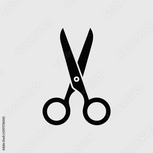 Scissors cutting instrument tool object.
