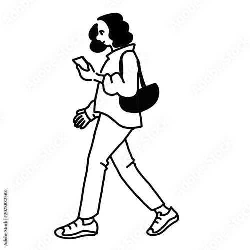 Stylish Woman Standing Pose