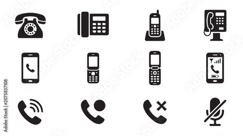 telephone icons