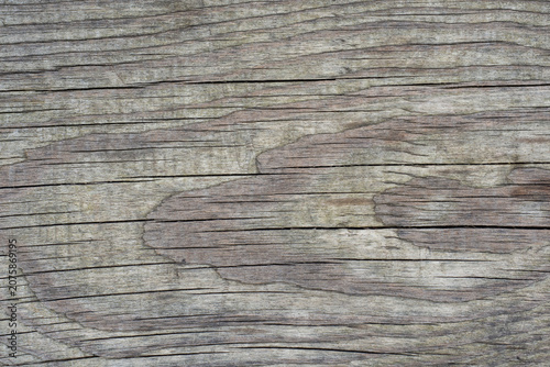 Old wood texture. Close-up of a pine wooden board. Brown wooden background.